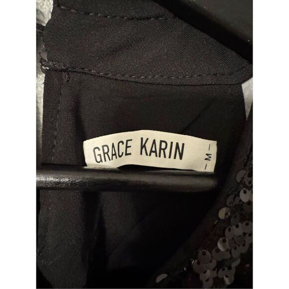 Grace Karin Women's Sequin Halter Tank Top Size Medium - Picture 5 of 5